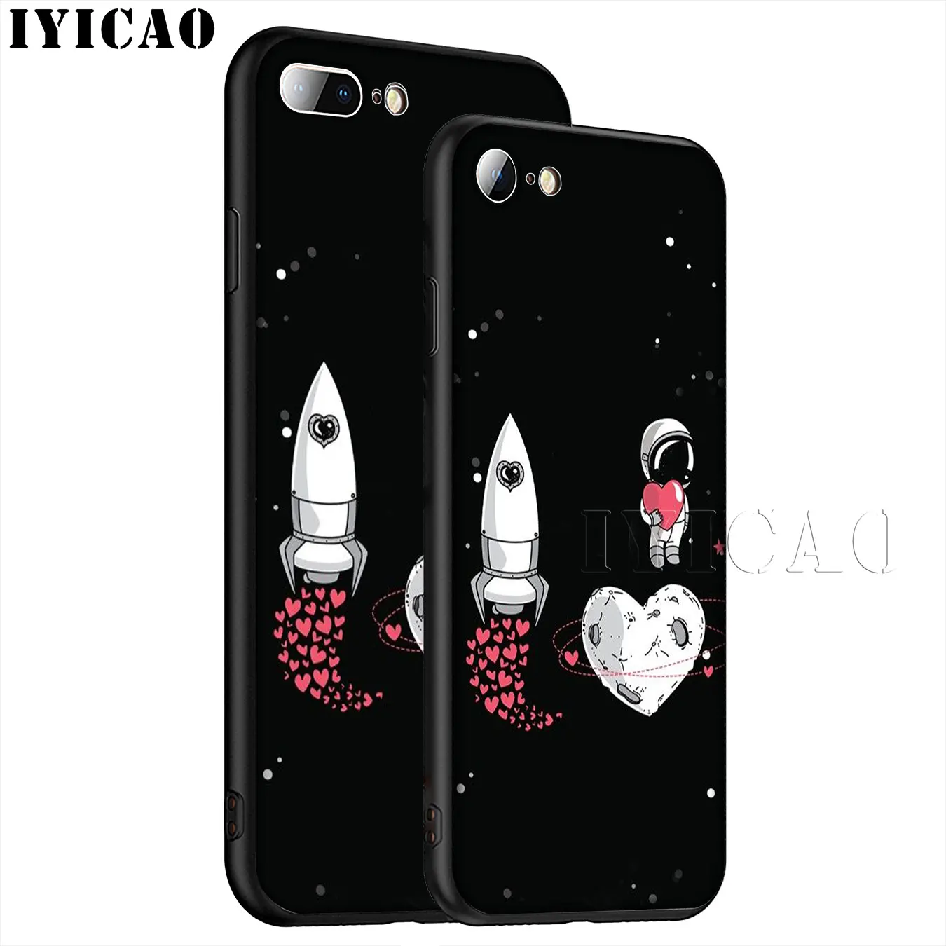 Cosmonaut Planets Cosmos Stars Better Soft Silicone Phone Case for iPhone XR X XS 11 Pro Max 6 6S 7 8 Plus 5 5S SE 10 Cover |