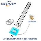 Внешняя беспроводная Wi-Fi антенна 2,4 ГГц 24dbi Sma Male Wlan 2,4 ГГц наружная антенна Yagi кабель 0,3 м для усилителя ретранслятора сигнала