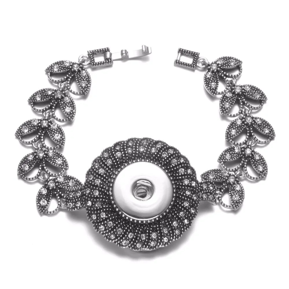 2017 новые бабочки Стразы Подвески кнопки для браслета браслет 18-20 мм подходят 18