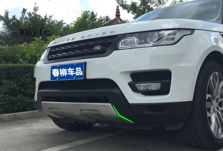 2Pcs Stainless Steel Front Rear Bumper Protector Guard Skid Plate Sill Covers Fit For Land Rover Rang Sport 2014 -2017 | Автомобили и