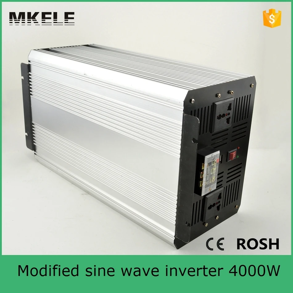 MKM4000 242G питания ярко инвертор пик 8000 Вт 4000 Модифицированная синусоида Off сетки