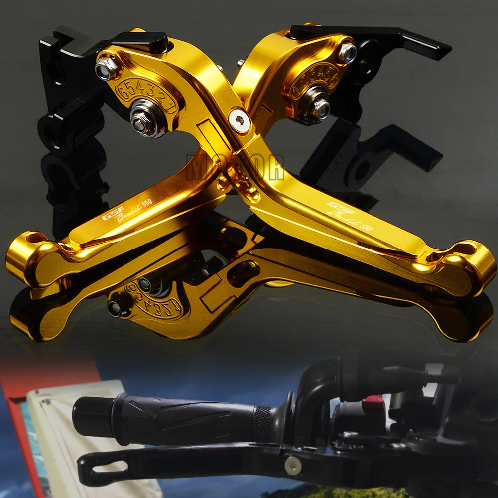 Алюминиевые рычаги тормозной муфты CNC для Suzuki GSF650/GSF650S/GSF650N BANDIT регулируемые