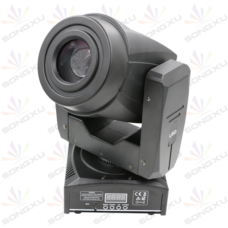 60W Led Moving Head Light Spot Lyre Pattern Rotation Gobo 3 Face Prism DJ Stage Disco Nightclub Party Light/SX-MH60A | Освещение