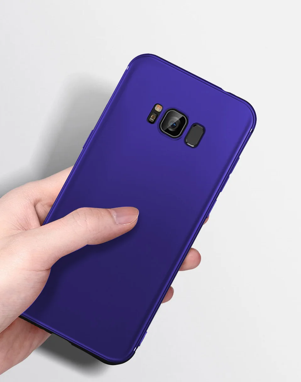 Новый тонкий силиконовый чехол для телефона samsung S9 S10 плюс принципиально Мягкий