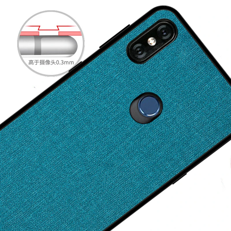 Чехол для xiaomi mi A2 lite чехол miA2 TPU бампер тканевый A2lite мягкий силиконовый Хлопковый |