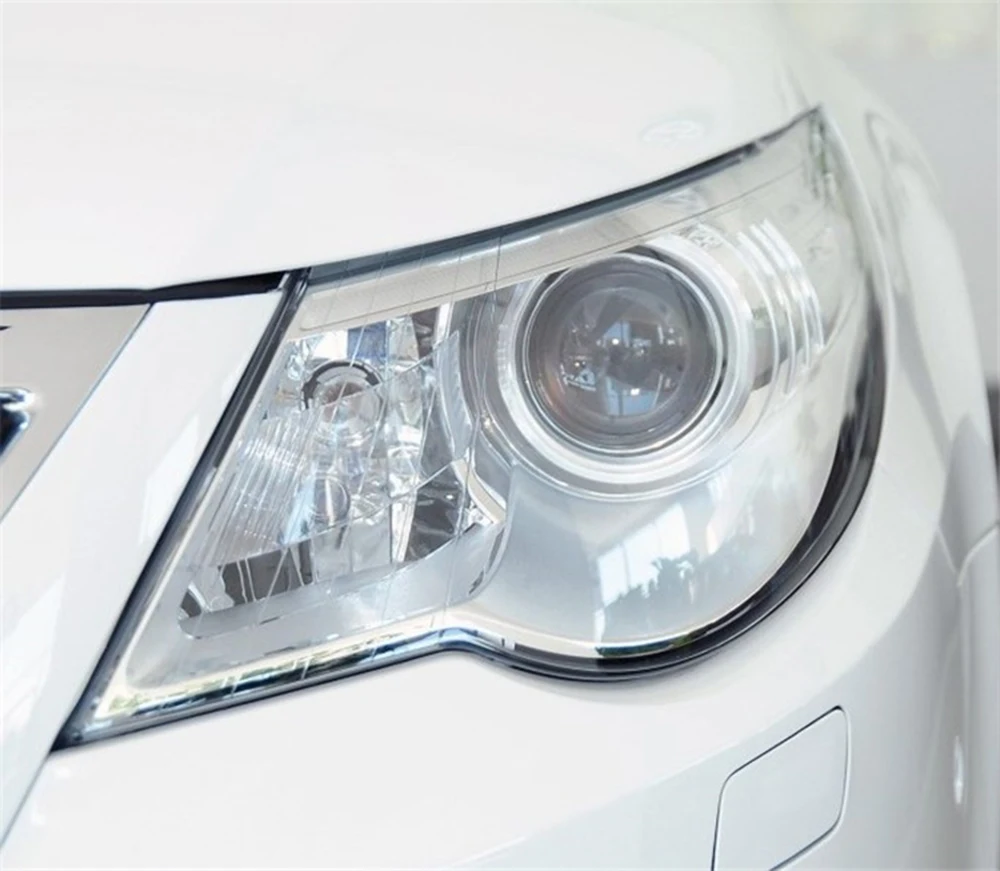 Для Volkswagen VW Passat CC 2009 2010 2011 2012 прозрачная Автомобильная фара с прозрачными линзами