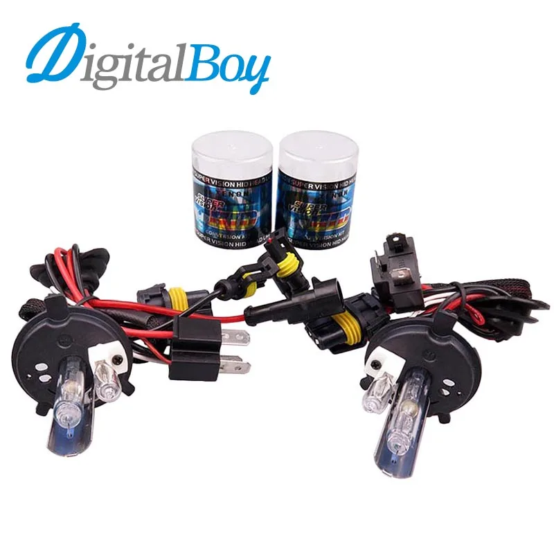 Автомобильная ксеноновая лампа Digitalboy H4-2 55 Вт 12 В 6000 К дальний/ближний свет