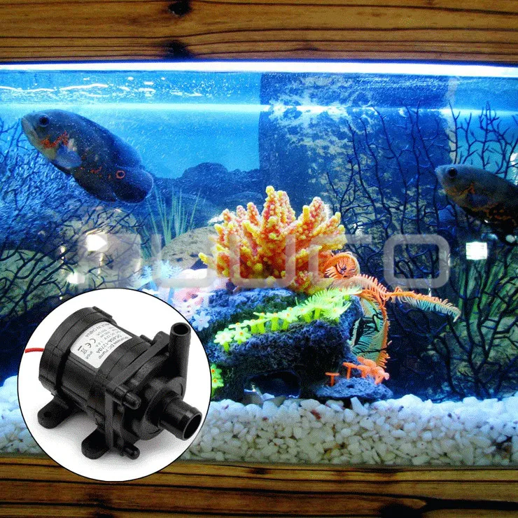 

18W DC 12V Water Pump Amphibious 500L/H Solar Circulation Pump/Booster Pump Brushless Motor for Fish Tank/Garden/Aquarium etc