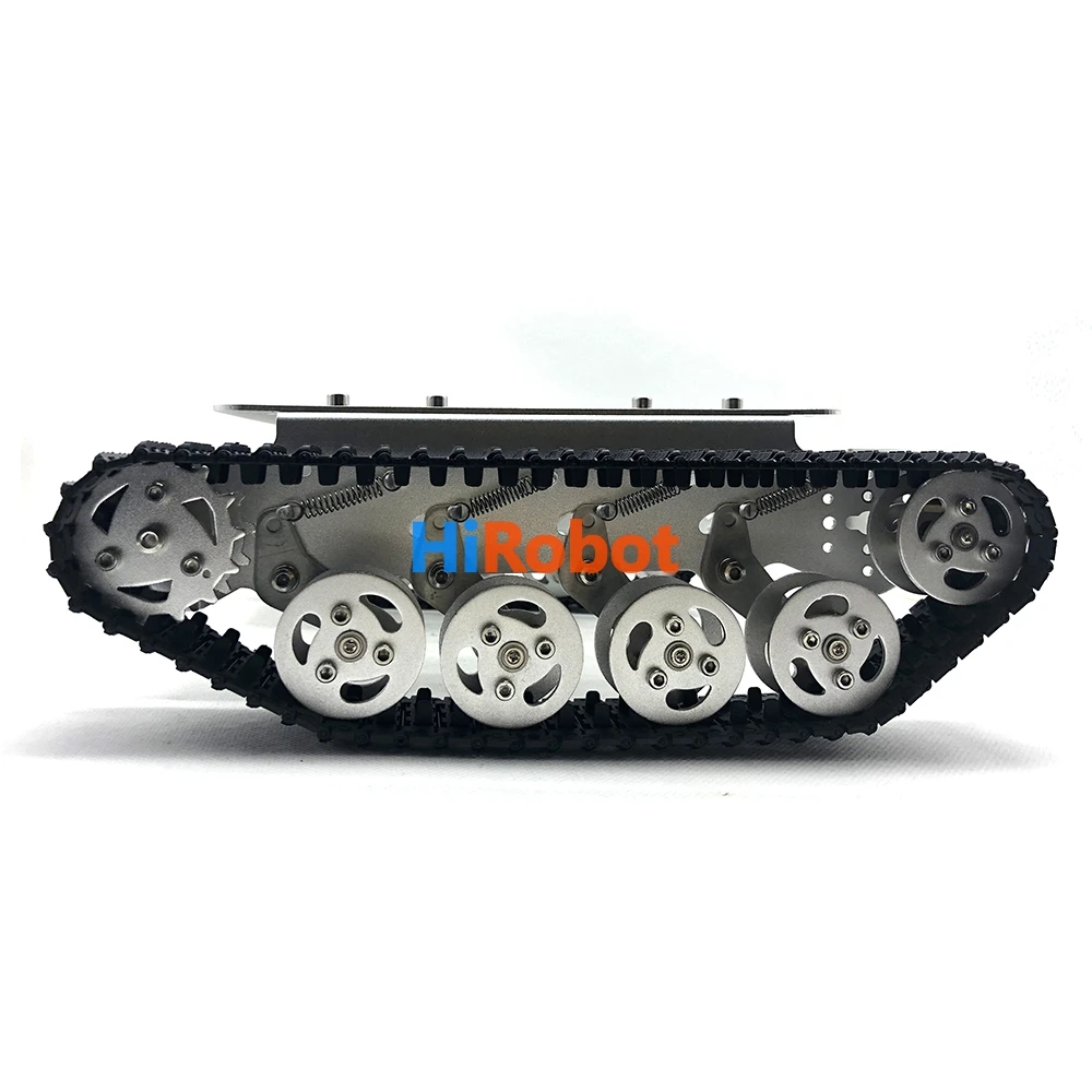 TS100 металлический радиоуправляемый робот танк автомобиль шасси амортизирующий с