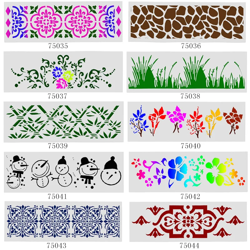 Aomily Art Flower пластмассовый трафарет для торта Аэрограф печенье помадка формы