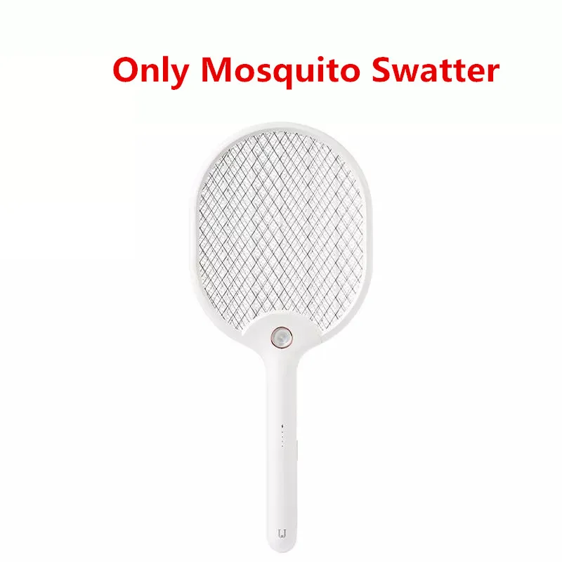 Only Swatter Новинка Xiaomi Jordan& judy 3000V электрическая ловушка для комаров трехслойная анти-электрическая ударная сетка usb зарядка с базовым кронштейном - Цвет: Only Swatter