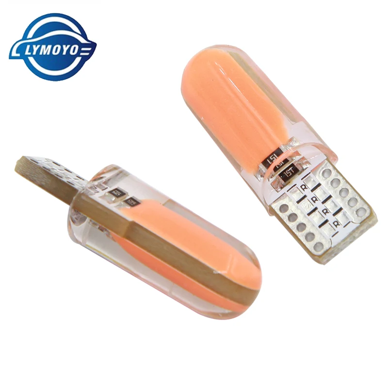 Светодиодные Габаритные огни t10 w5w CAN шина Cob 194 168 led siclicone gel COB для салосветильник