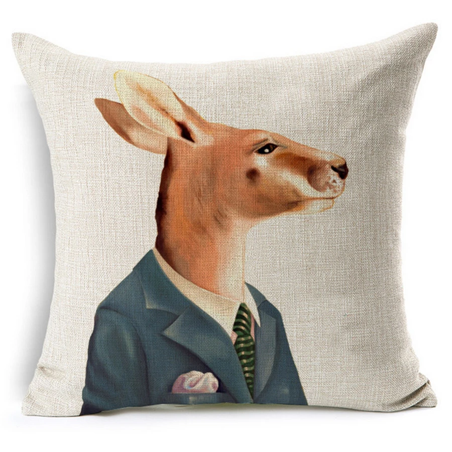 Желтые декоративные подушки в виде собак для дивана Pouf современные кресла