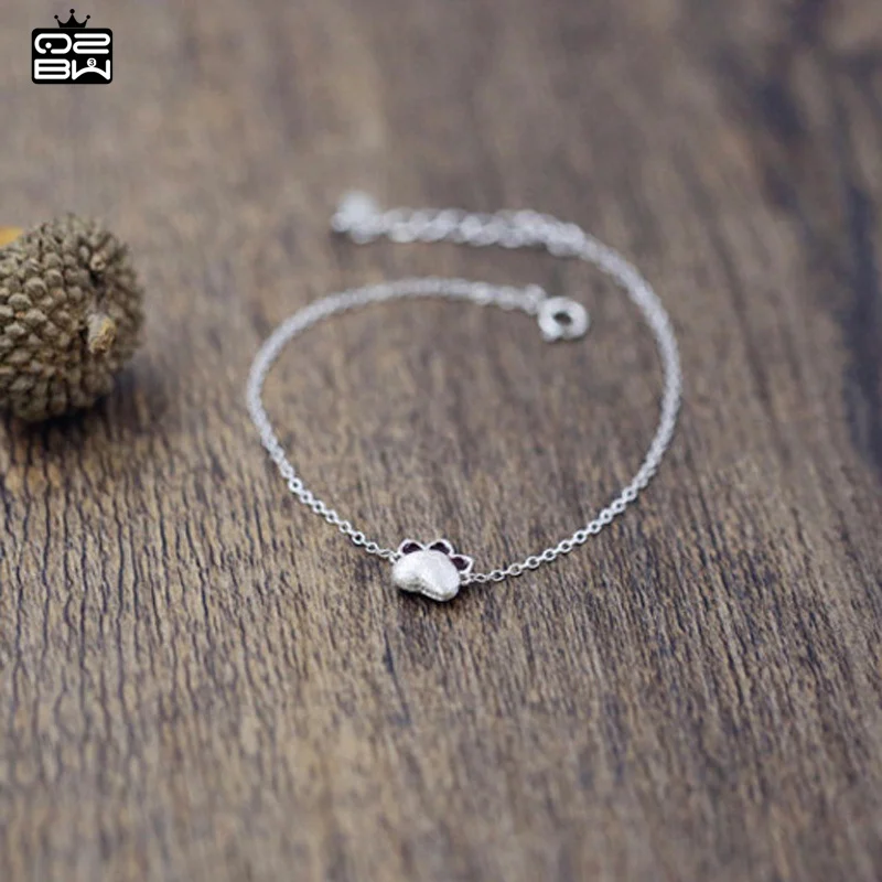 Изысканный Браслеты Из Белого Золота плиты продукты Щеткой кошка коготь