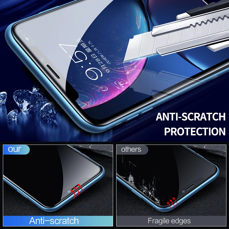 Закаленное алмазное стекло SmartDevil для iPhone XS Защитная пленка экрана X XR Max защитное