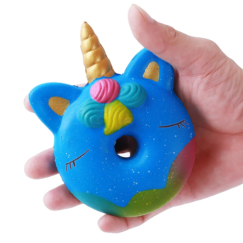 Jumbo мягкие игрушки для детей, медленно поднимающаяся антистрессовая игрушка, кот, гамбургер, фри, мягкая игрушка для снятия стресса, Забавная детская игрушка в подарок