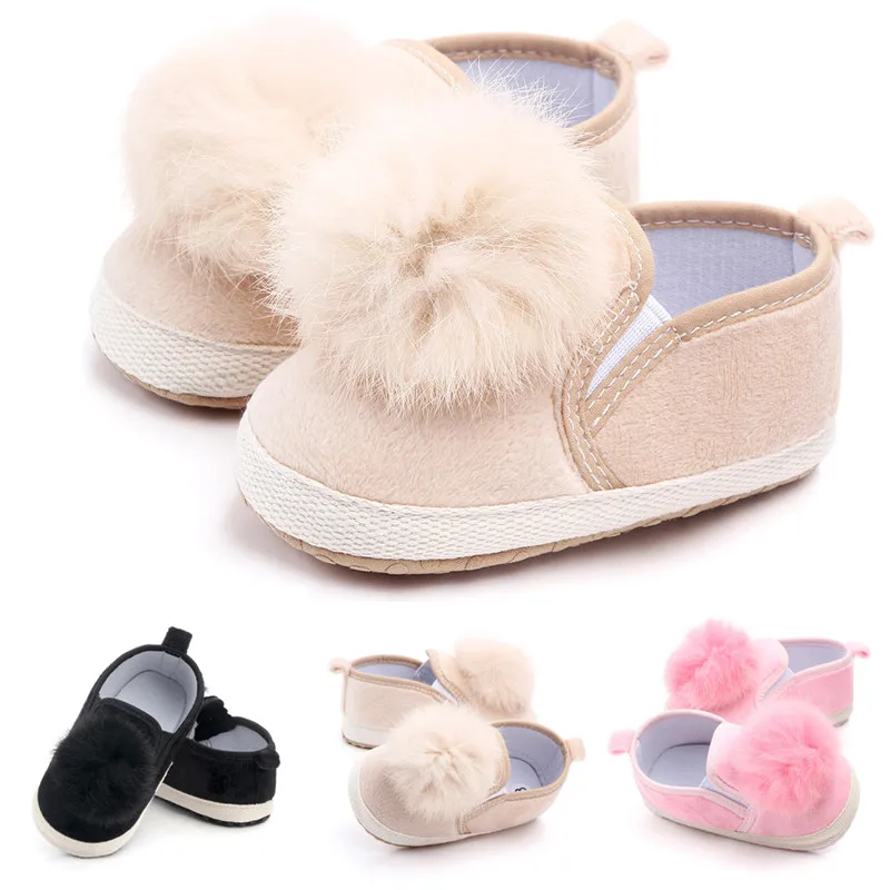 

Infant Newborn Baby Girl Princess Crib Shoes Soft Sole Pram Anti-slip Prewalker