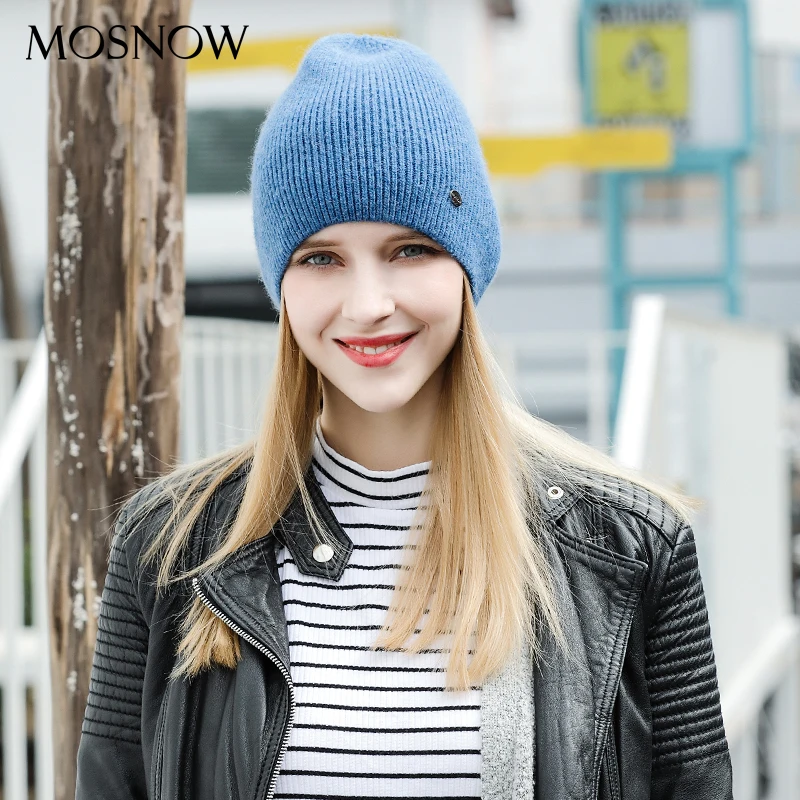 Зимние шапки для женщин шерстяная вязаная шапка Высокого Качества Модная