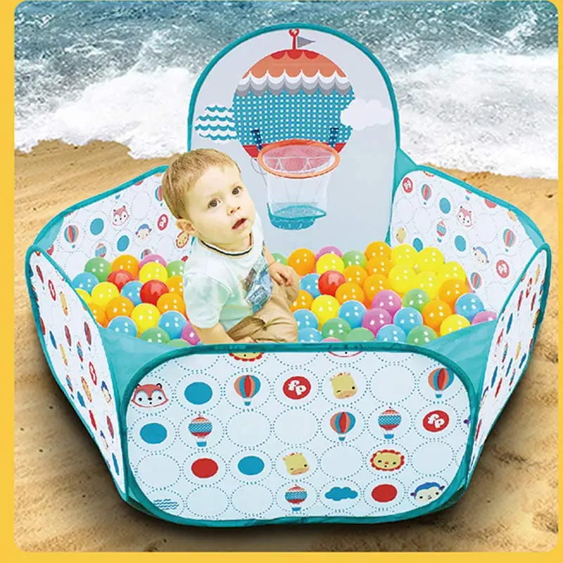 Детский манеж поп шестигранный пластиковый детский легко носить с собой 6