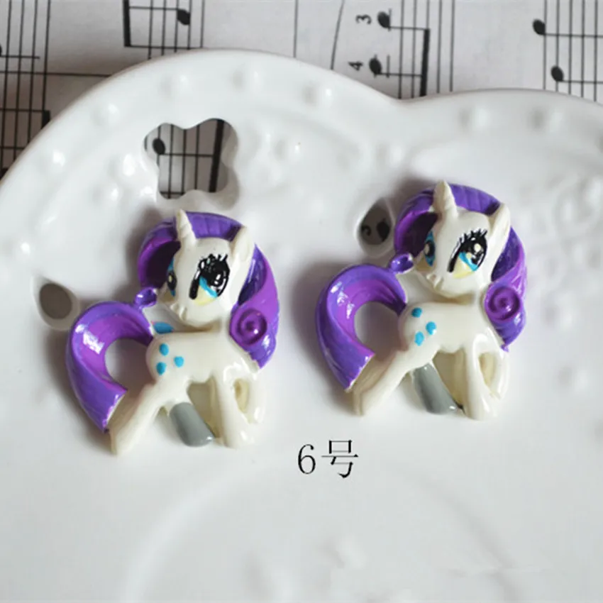6 шт./компл.) очаровательный магнит на холодильник с животным «My Little Pony» стикер сообщений детские игрушки маленький подарок
