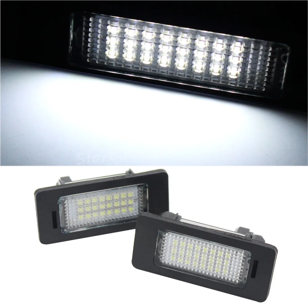 2 шт. Подсветка регистрационного номера 24 светодиодный 3528 SMD пульт дистанционного