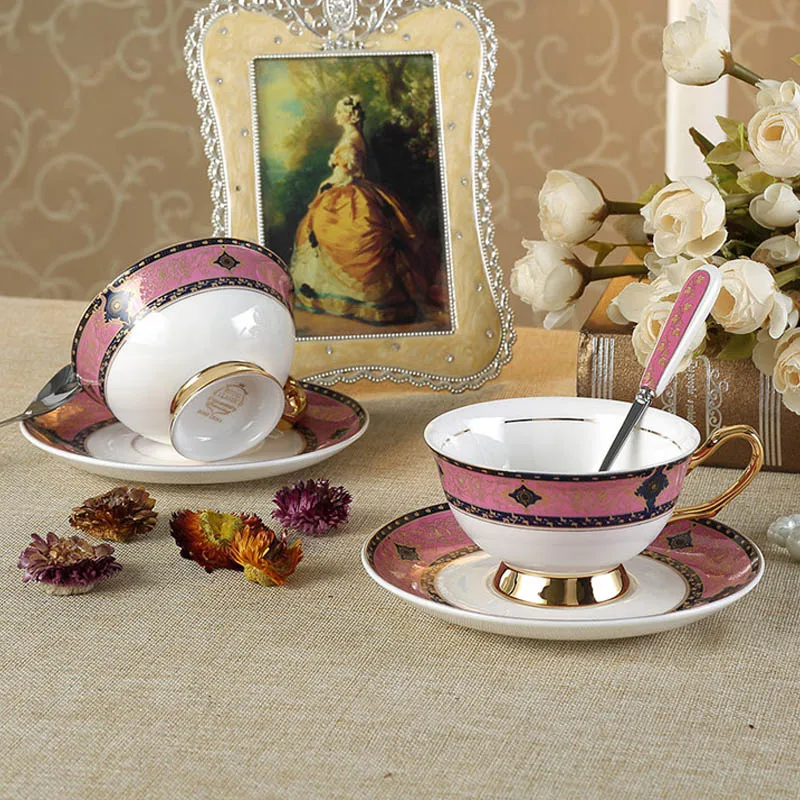 Высококачественный костяной фарфор королевская классическая чайная/кофейная