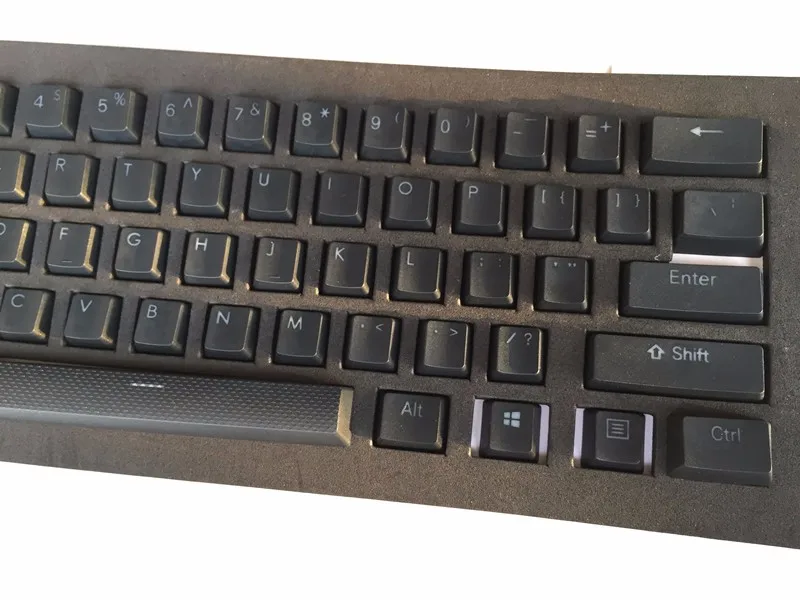 Черная 108 клавиша PBT двойная съемка просвечивающие брелки с подсветкой для Corsair STRAFE K65 K70 logitech G710+ Механическая игровая клавиатура
