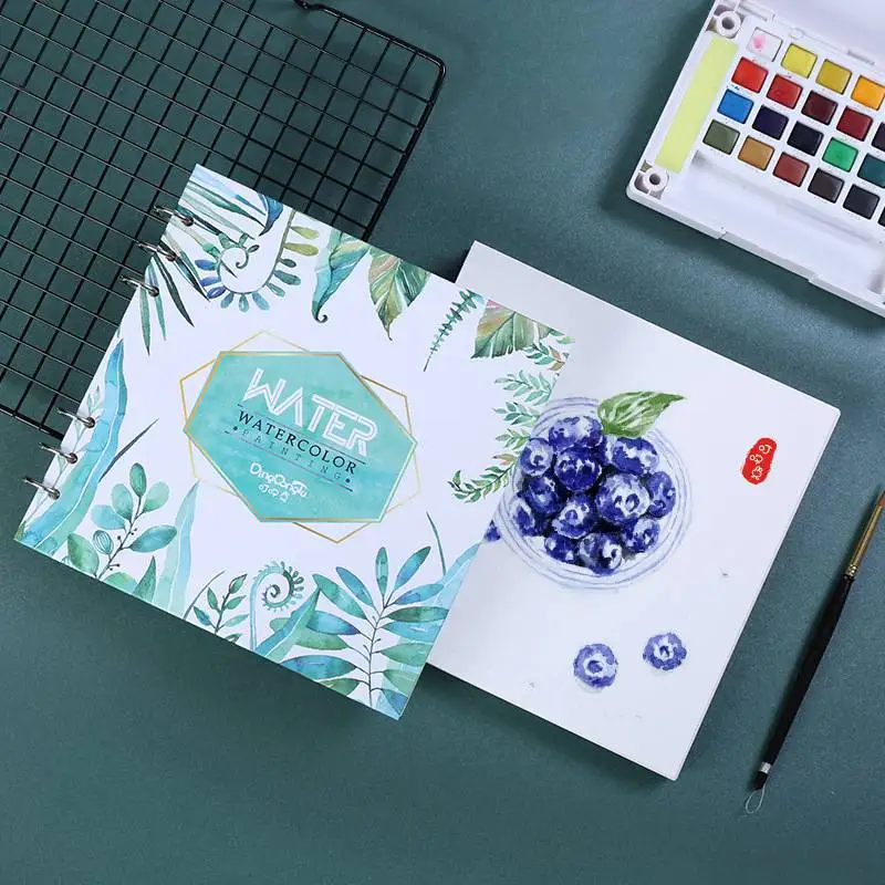 Новая Профессиональная квадратная спираль 300 г Акварельная живопись бумажный