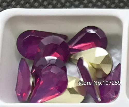 N28 Fuchsia Opal TopStone 100 шт 8х13мм слеза смолы Необычные камни более опал Цвета Pointback ювелирные изделия в виде капли камни - Цвет: N28 Fuchsia Opal