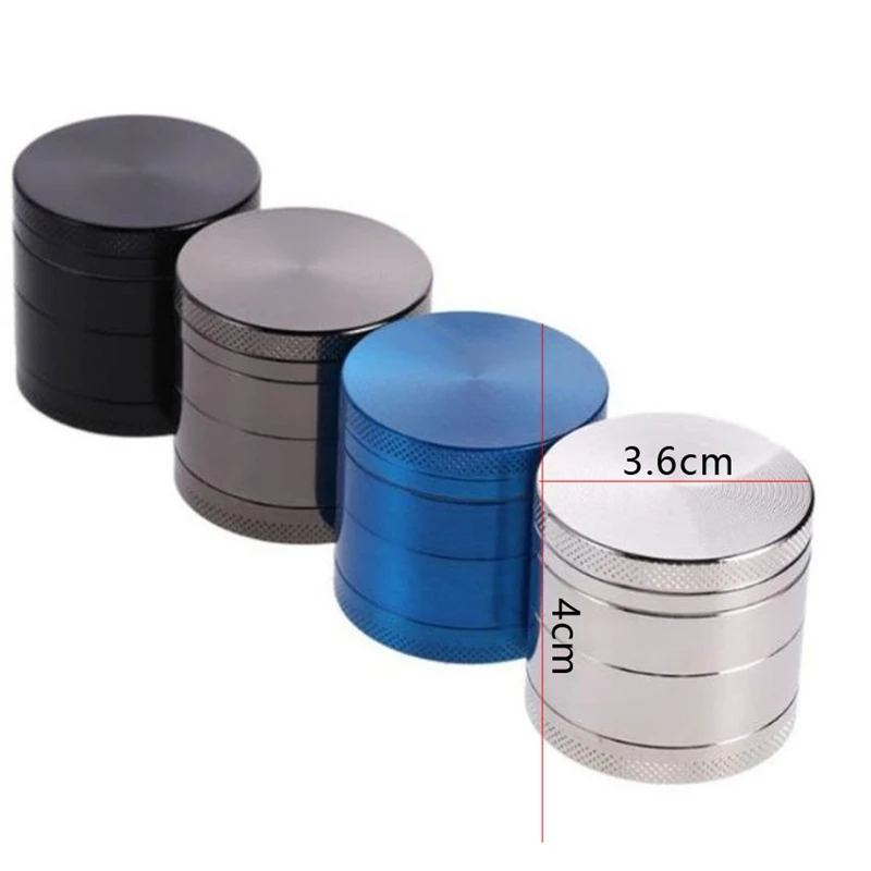 1 шт. мини цинковый сплав 4 части дробилка для сорняков специй травы табака