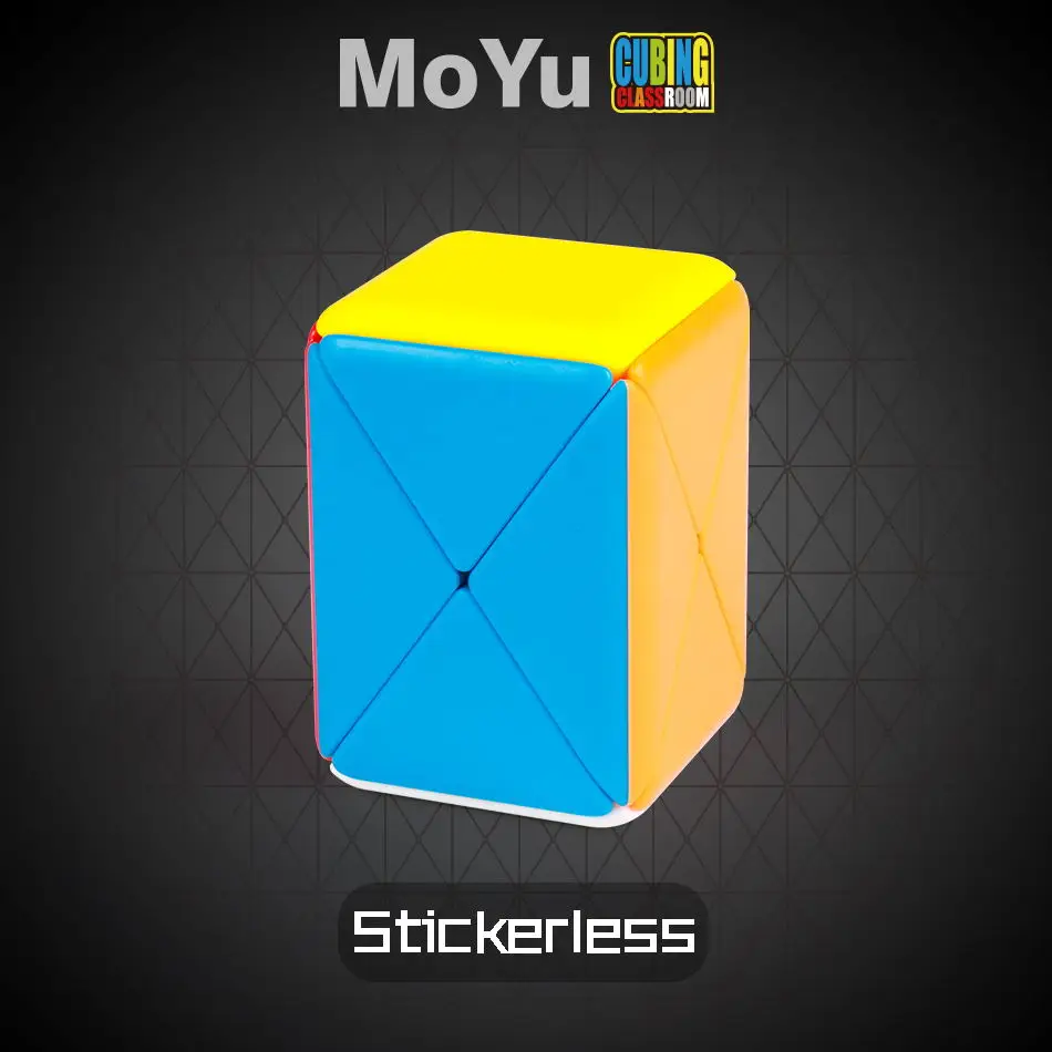 Контейнерная головоломка Moyu без наклеек MoFangJiaoShi классная крученая форма X