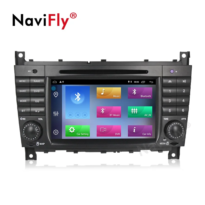 Android 9,1 автомобильный dvd-плеер gps для Mercedes/Benz c-класс W203 C180 C200 CLK20 CLK W209 CLS W219 CLC W203 wifi RDS