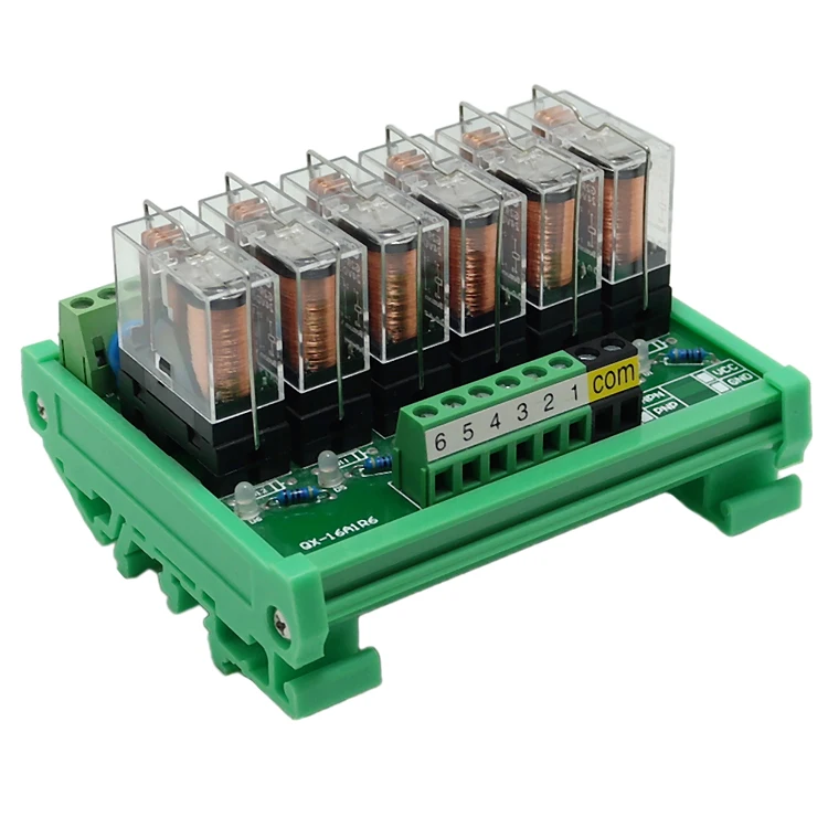 Модуль терминального преобразователя 2 ~ 24 канала для Omron Relay G2R 1 E SPDT 16A PNP/NPN PLC Плата