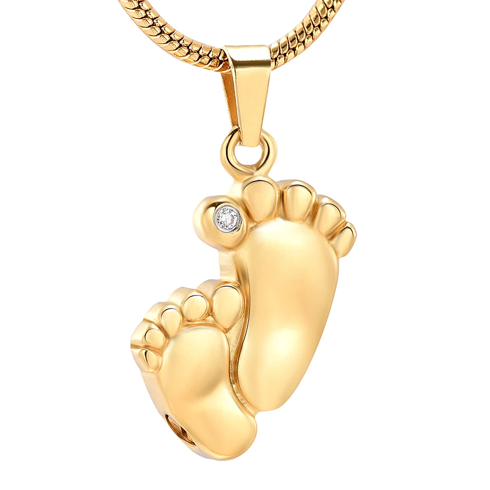 Памятные ювелирные изделия для ног Keepsake Human ожерелье кремации 316L нержавеющая