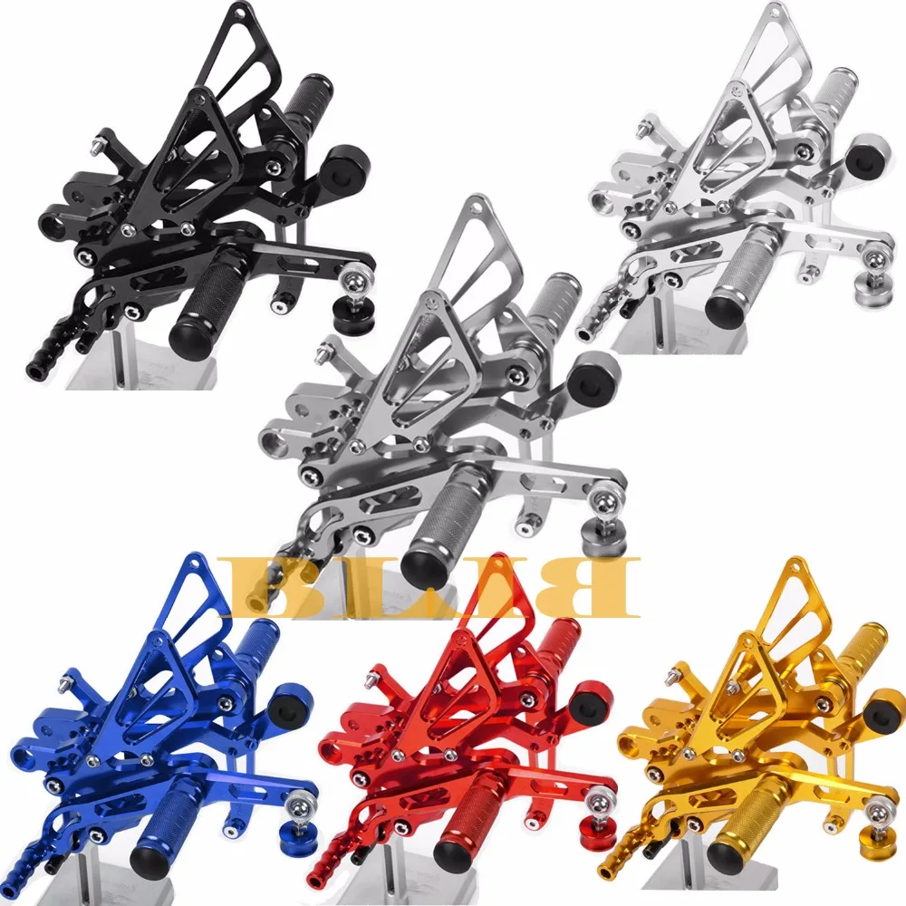 CNC Rearsets для Yamaha YZF R25 R3 MT 25 MT25 2015 2016 2017 2018 мотоциклетные регулируемые ножные колышки