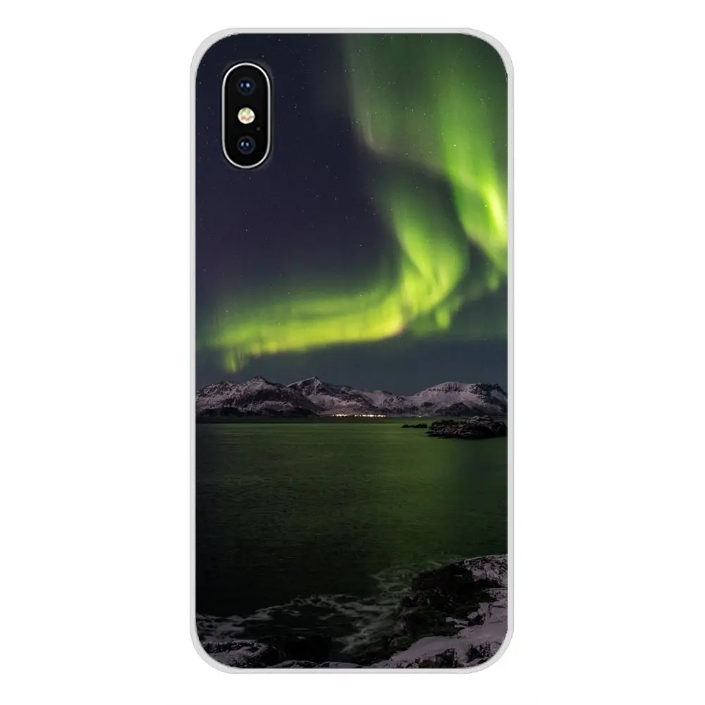 Для Huawei P Smart Mate Honor 7A 7C 8C 8X 9 P10 P20 Lite Pro Plus Aurora polar lights аксессуары чехлы для