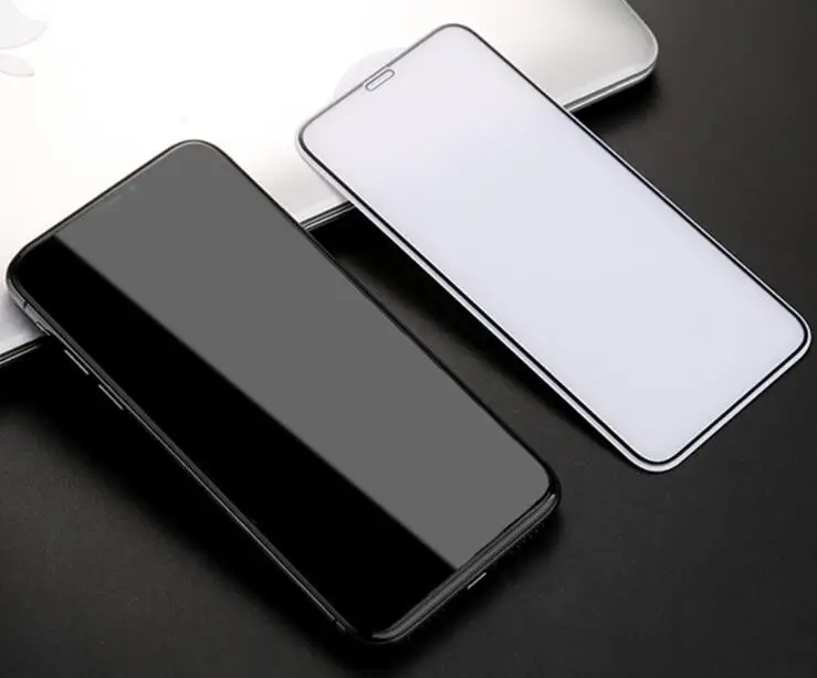 MAIJIEKE 9 H полное покрытие против отпечатков пальцев закаленное стекло для Apple IPhone X 8
