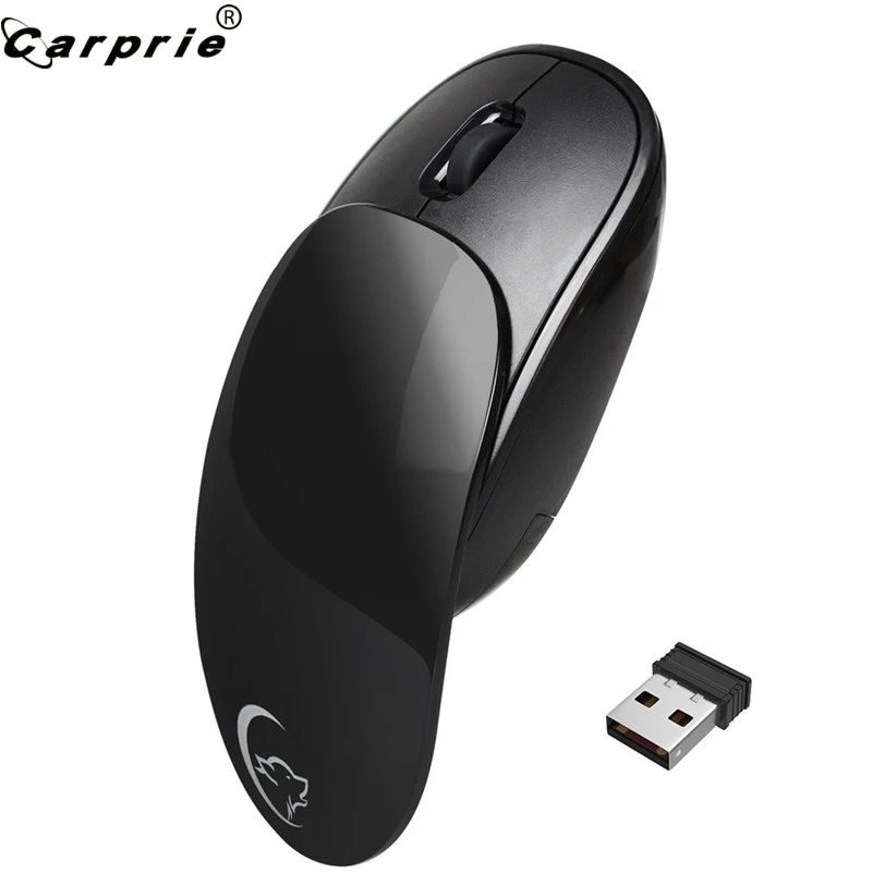 CARPRIE 2 4G беспроводная мышь игровая раздвижная крышка бесшумный светильник для