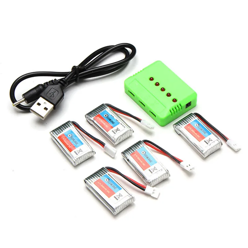 Новейшая модель Eachine H8 мини Квадрокоптер запасные Запчасти 3D Батарея 3 7 V 260 мАч RC