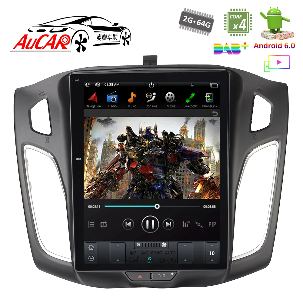 Автомагнитола Tesla Style 10 4 дюйма с GPS навигацией мультимедийной системой Bluetooth Wi Fi 4G