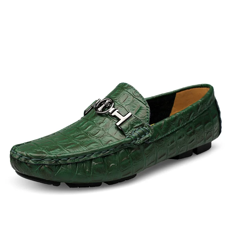 JKPUDUN British Style Mens Driving Shoes Luxury Brand Penny Loafers Designer Boat Men High Quality Black Big Size 38-50 | Обувь
