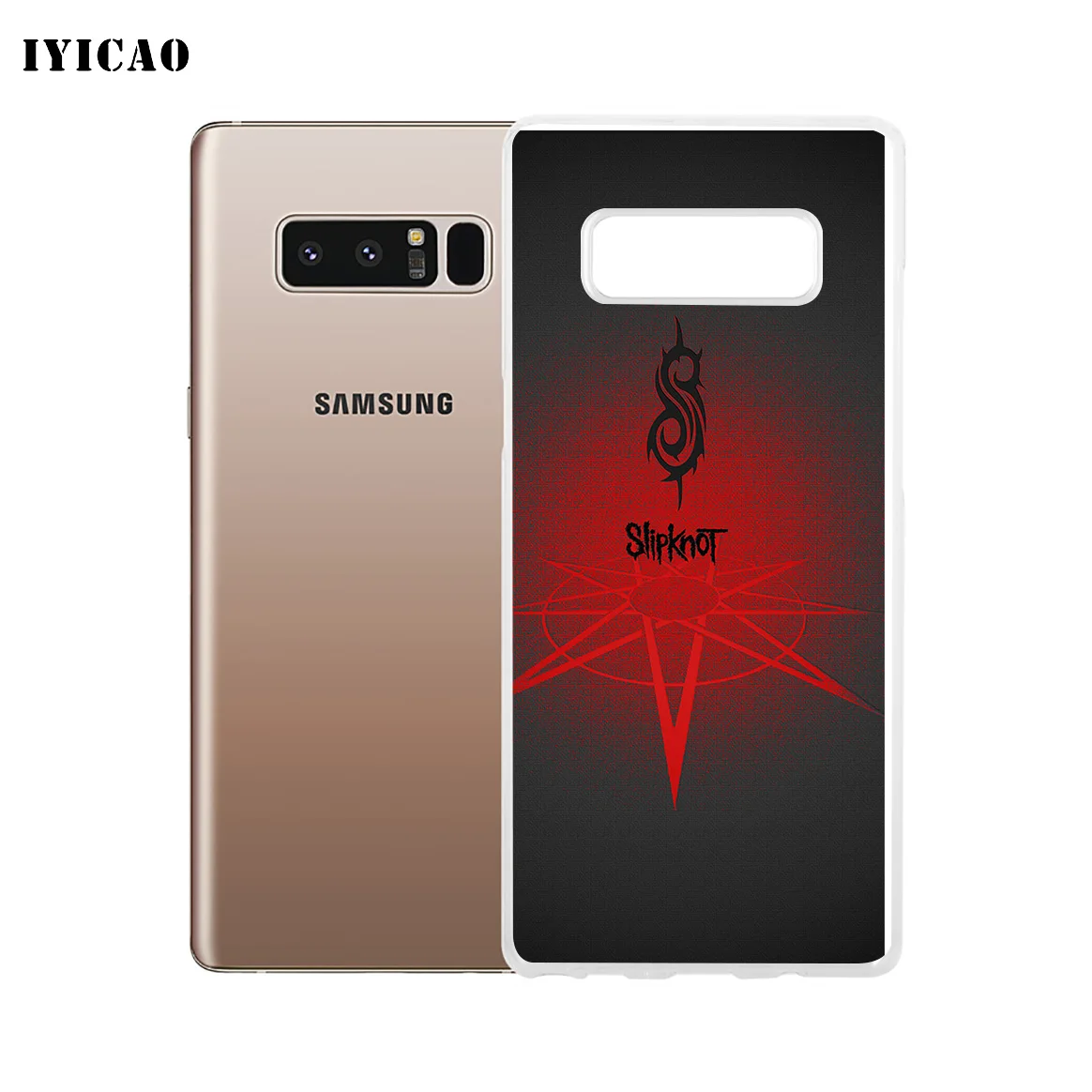 Мягкий силиконовый чехол IYICAO Slipknot Unsainted для Samsung A5 A6 Plus A7 A8 A9 J3 J5 J7 Note 8 9