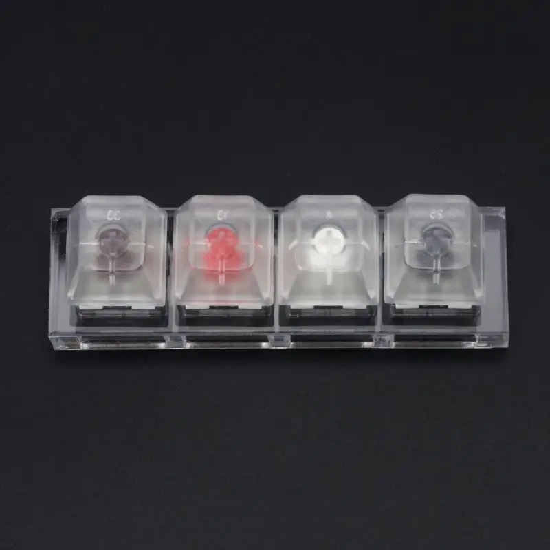 Kailh Box переключатель акриловые механические клавиатуры 4 прозрачный Пробник