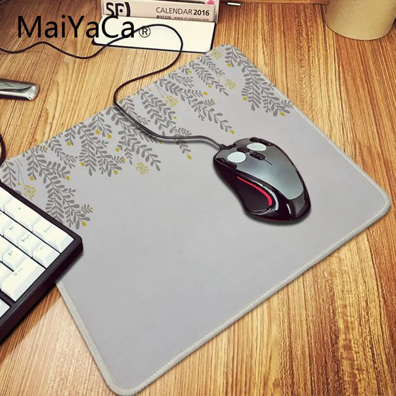 MaiYaCa коврик для мыши забавный простой дизайн цветы ноутбука игры большой игровой