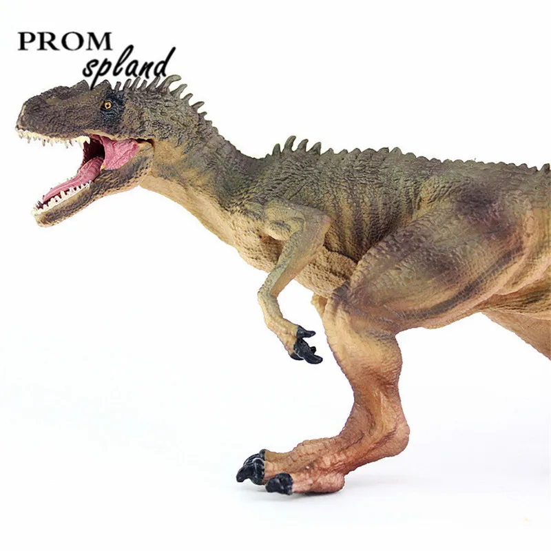 Allosaurus фигурки красный зеленый Моделирование Обучающие игрушки Фигурки