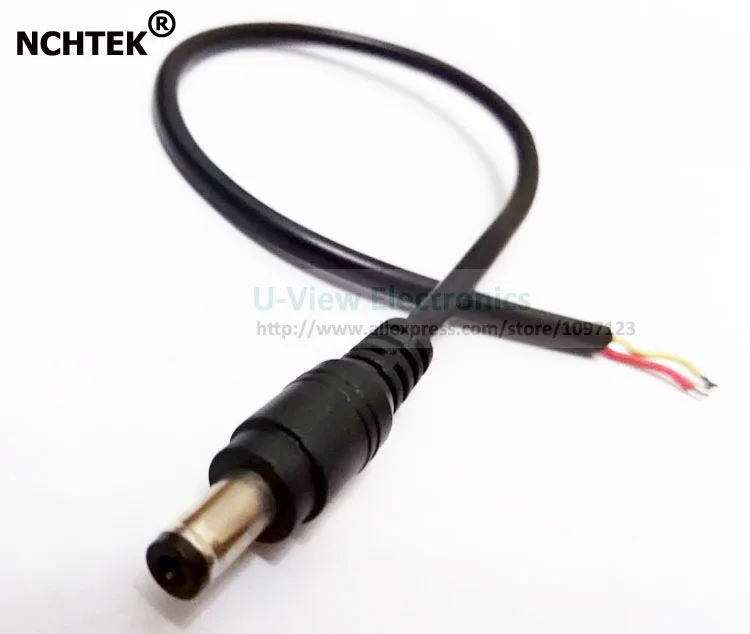 NCHTEK DC 5 5x2 мм наконечник питания штепсельный разъем штепсельная розетка CCTV Шнур