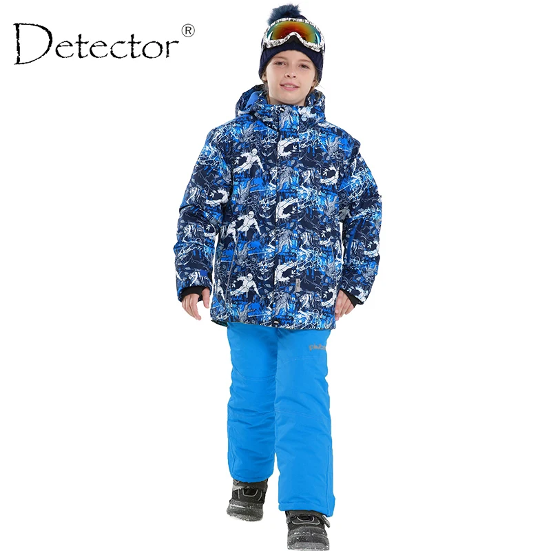 Детский лыжный комплект Detector водонепроницаемый и ветрозащитный Комплект для