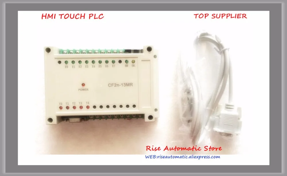 13MR 8 Вход 5 релейный выход PLC с RS232 кабелем от FX2N GX разработчика лестницы CF2N Новый