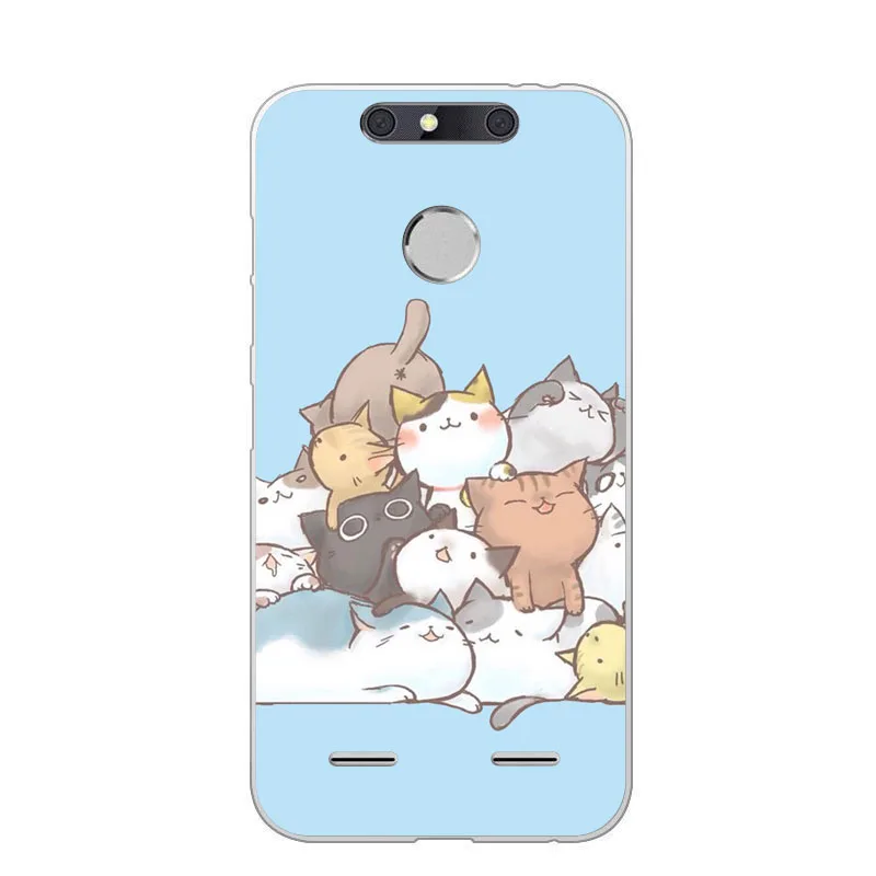 Zte blade v8 lite Case Silicon Painted animals Painting Soft TPU Back Cover for protect Phone cases shell |