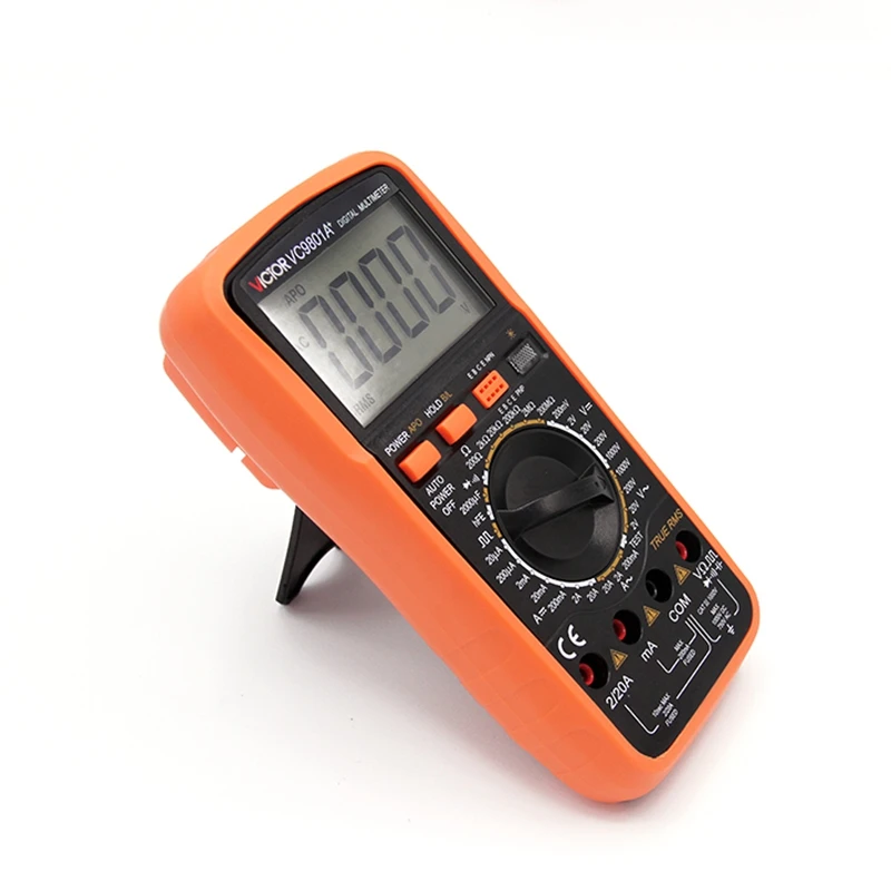 Оригинальный Цифровой мультиметр VICTOR с автоматическим диапазоном ЖК дисплей DMM